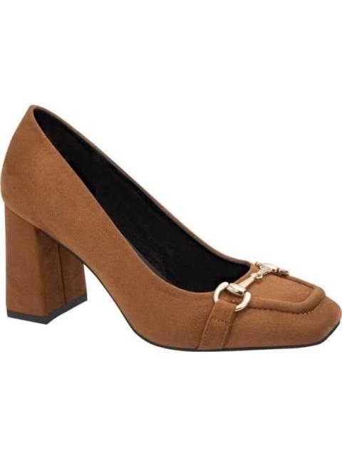 ZAPATILLA CERRADA TACON CUADRADO CAMEL YAELI FASHION