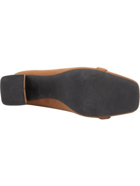 ZAPATILLA CERRADA TACON CUADRADO CAMEL YAELI FASHION