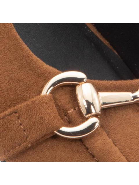 ZAPATILLA CERRADA TACON CUADRADO CAMEL YAELI FASHION