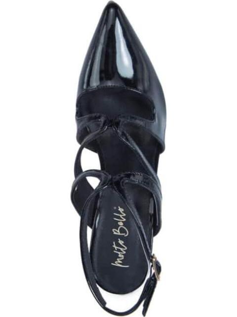 ZAPATILLA CHAROL DESTALONADA NEGRO MOLTO BELLO
