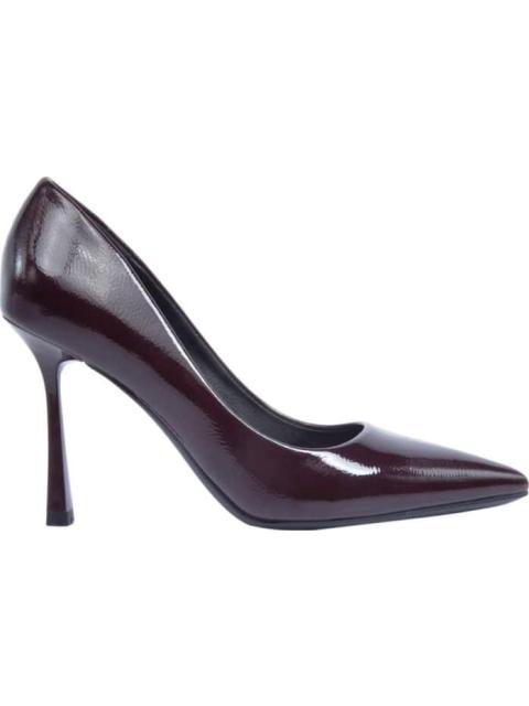 ZAPATILLA CHAROL TACON ALTO VINO YAELI