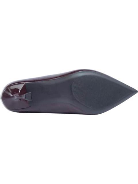 ZAPATILLA CHAROL TACON ALTO VINO YAELI