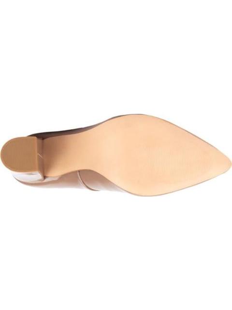 ZAPATILLA CHAROL TACON ANCHO CAFE YAELI