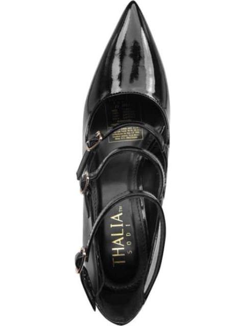 ZAPATILLA CON HEBILLAS TACON ALTO NEGRO THALIA SODI