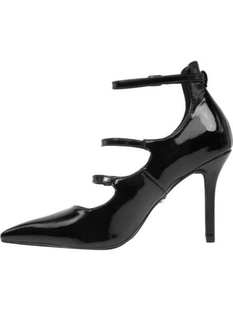 ZAPATILLA CON HEBILLAS TACON ALTO NEGRO THALIA SODI