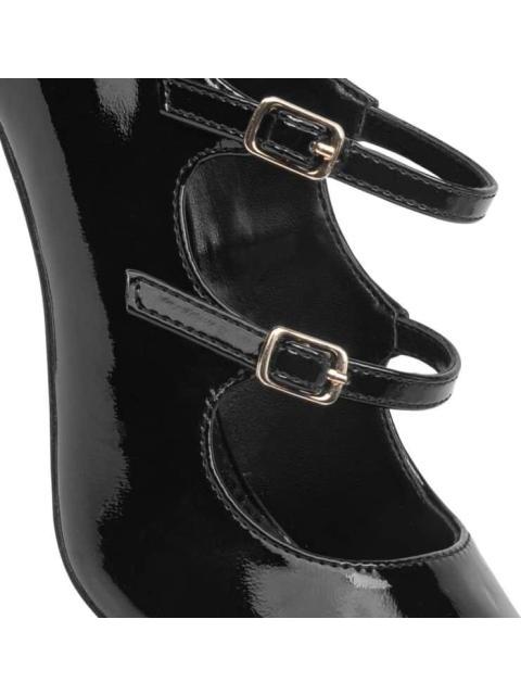 ZAPATILLA CON HEBILLAS TACON ALTO NEGRO THALIA SODI