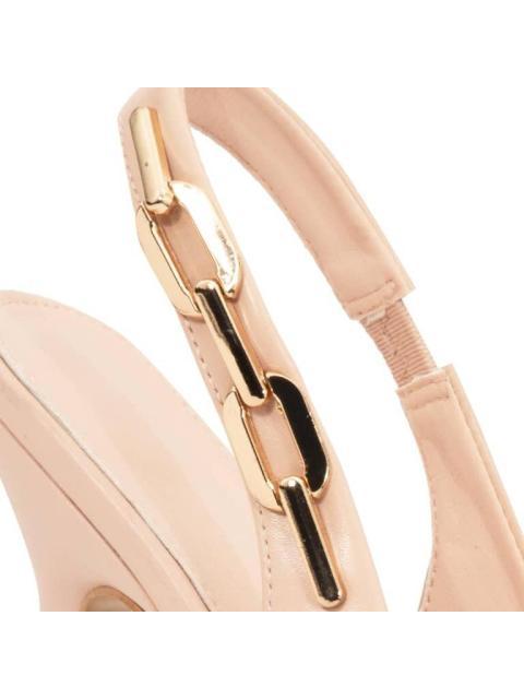ZAPATILLA DESTALONA TACON ASIMETRICO NUDE YAELI FASHION