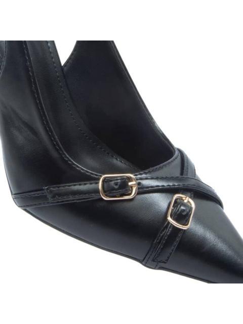 ZAPATILLA DESTALONADA CON HEBILLAS NEGRO YAELI FASHION