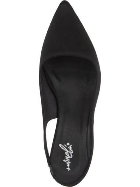 ZAPATILLA DESTALONADA LISA NEGRO YAELI