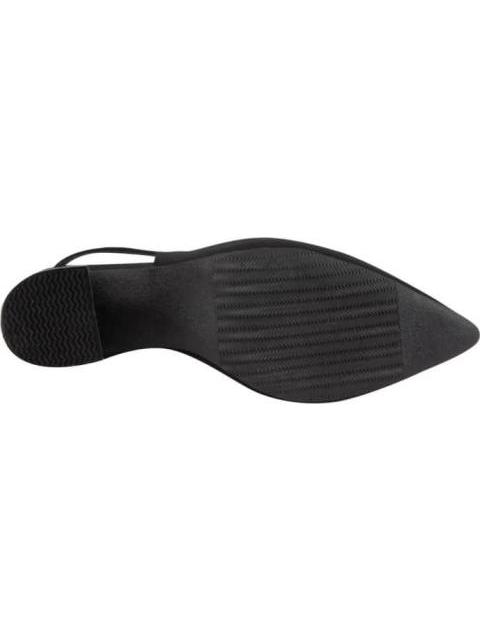 ZAPATILLA DESTALONADA LISA NEGRO YAELI