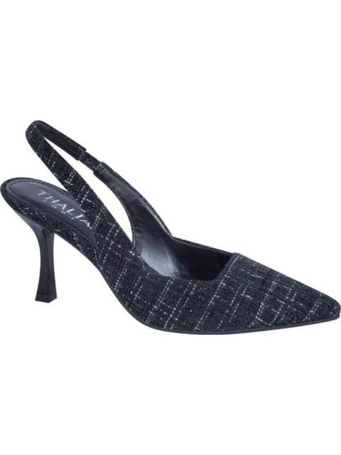 ZAPATILLA DESTALONADA TEJIDA NEGRO THALIA SODI
