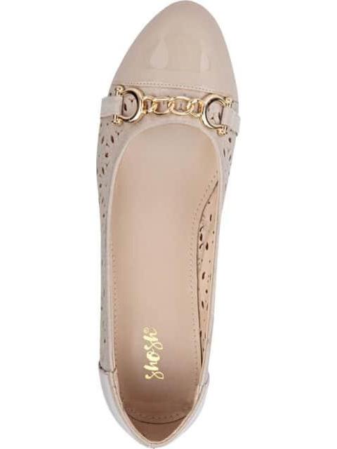 ZAPATILLA PERFORADA BEIGE SHOSH