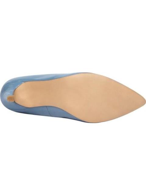ZAPATILLA CHAROL TACON MEDIO AZUL YAELI