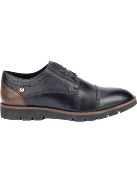 ZAPATO CASUAL DE PIEL NEGRO SCHATZ SPORT