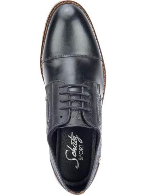 ZAPATO CASUAL DE PIEL NEGRO SCHATZ SPORT