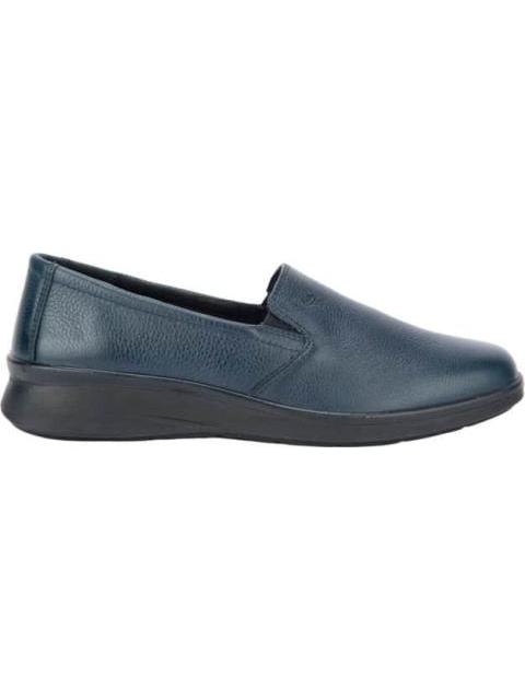 ZAPATO DE PIEL AZUL FLEXI
