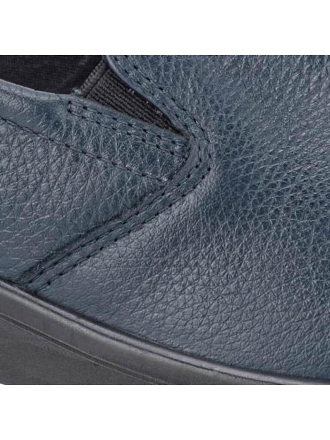 ZAPATO DE PIEL AZUL FLEXI