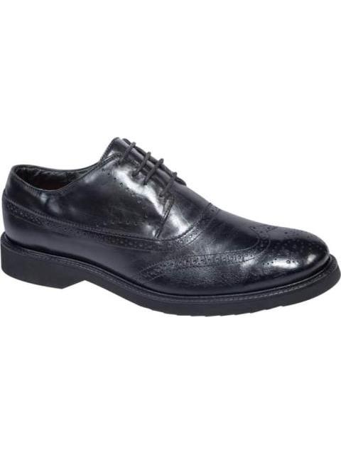 ZAPATO DERBY DE PIEL NEGRO SCHATZ