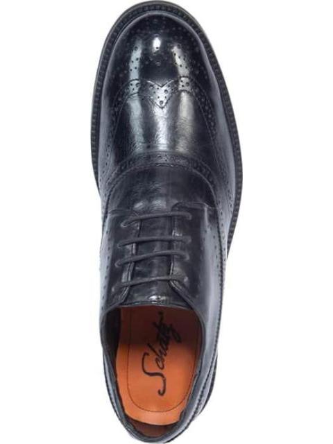 ZAPATO DERBY DE PIEL NEGRO SCHATZ