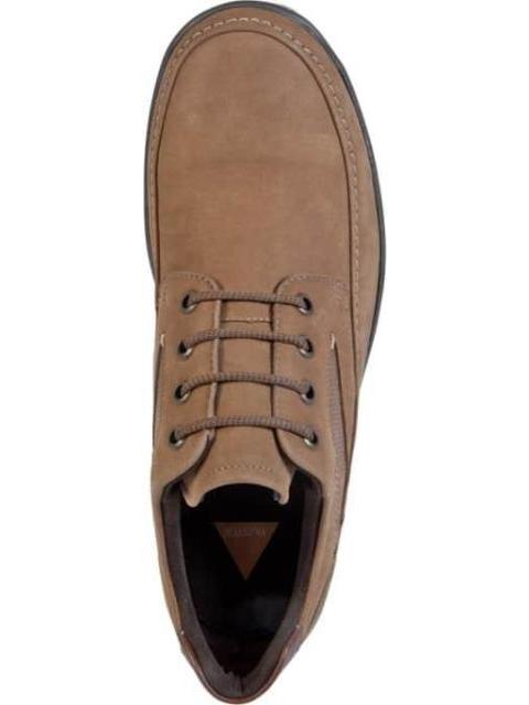 ZAPATO DERBY DE PIEL TAUPE CALZADO PAZSTOR