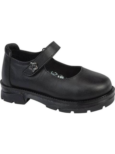 ZAPATO ESCOLAR DE PIEL NEGRO BLASITO