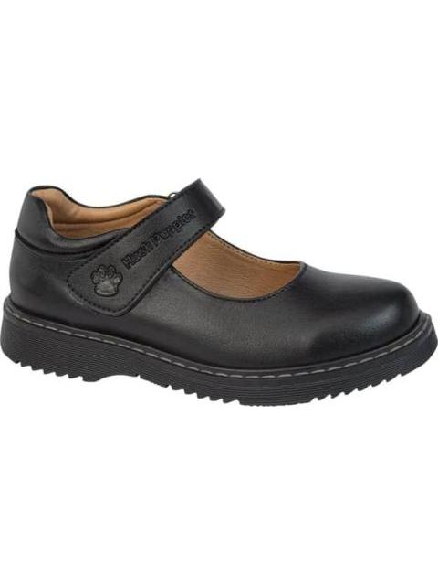 ZAPATO ESCOLAR DE PIEL NEGRO HUSH PUPPIES1