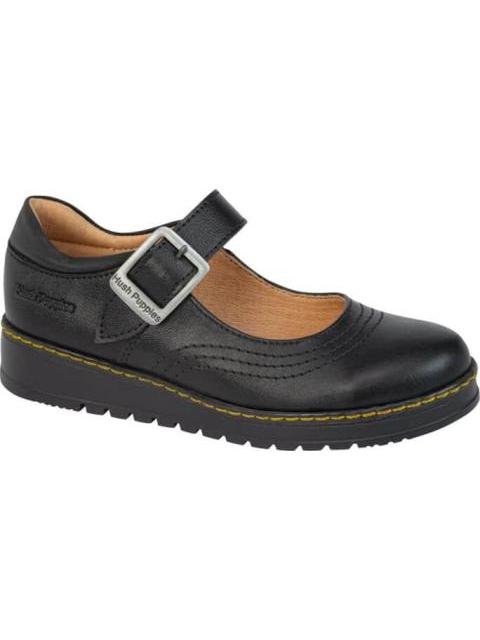 ZAPATO ESCOLAR DE PIEL NEGRO HUSH PUPPIES1