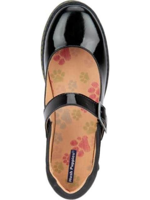 ZAPATO ESCOLAR DE PIEL NEGRO HUSH PUPPIES1