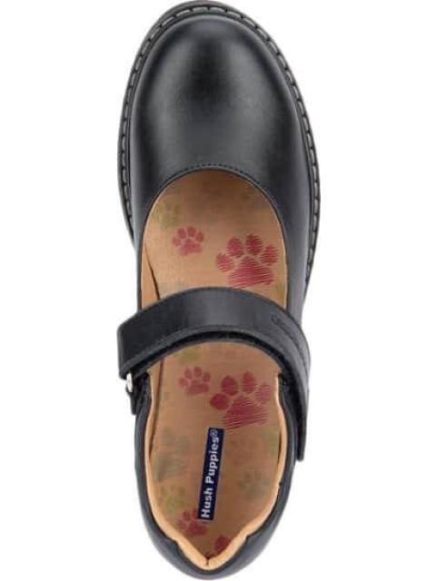 ZAPATO ESCOLAR DE PIEL NEGRO HUSH PUPPIES1