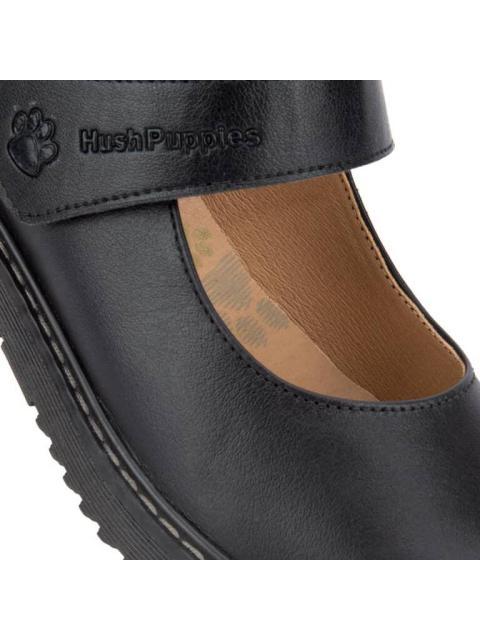 ZAPATO ESCOLAR DE PIEL NEGRO HUSH PUPPIES1