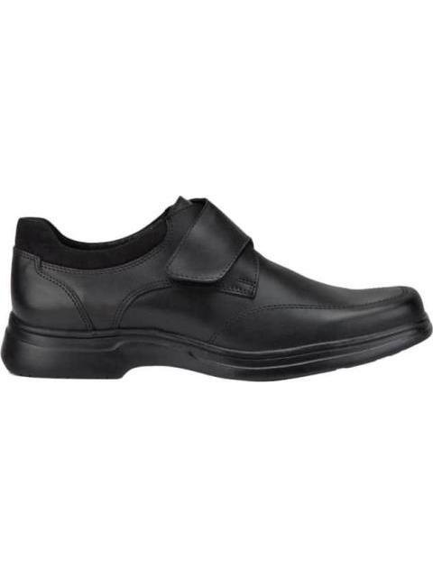 ZAPATO ESCOLAR DE PIEL NEGRO UOMO DI FERRO