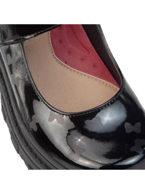 ZAPATO ESCOLAR NEGRO MINNIE MOUSE